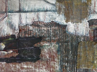 3 Fragmente 5 annhoff Ziegel Rot 44 2019 20x50cm Collage 72