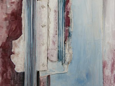 3 Fragmente 9 annhoff Ziegel Rot 25 2014 60x50cm Collage Acryl 72